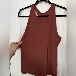 Lululemon Base pace ribbed tank top in the color ancient copper
